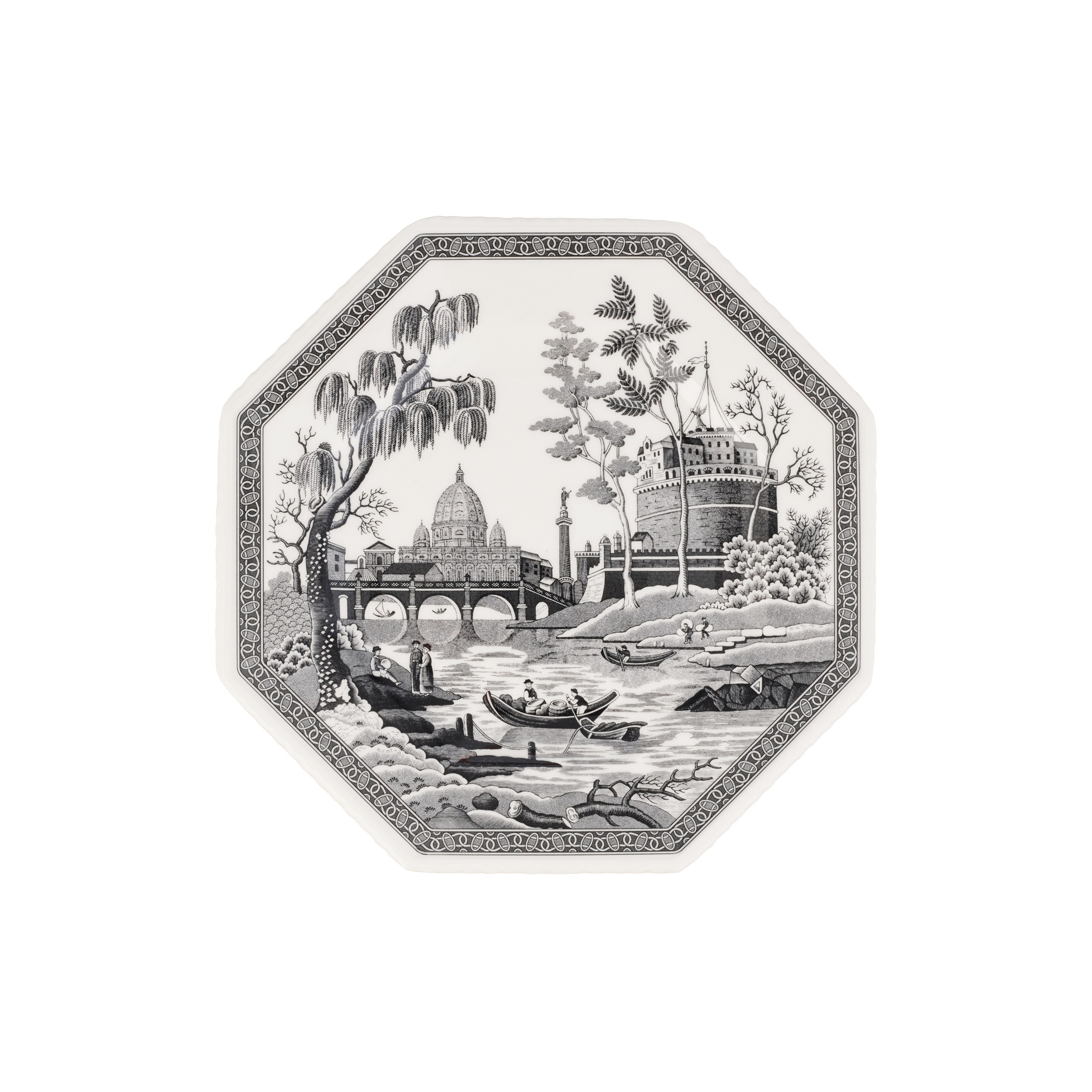 Heritage Octagonal Plate 9.5 Inch, Rome image number null